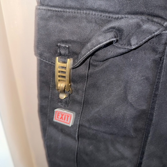 Vintage EXIT Cargo Pants Industrial Utility Streetwear Canadian 90s Raver 28 - Picture 3 of 8
